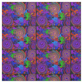 歪んだ渦巻き ファブリック (見本)