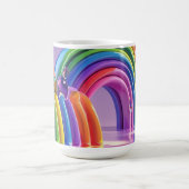 歪んだ虹 コーヒーマグカップ (中央)