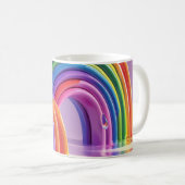 歪んだ虹 コーヒーマグカップ (正面右)