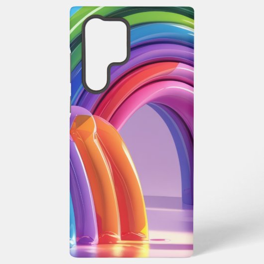 歪んだ虹 SAMSUNG GALAXYケース (裏面)