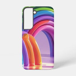 歪んだ虹 SAMSUNG GALAXY S22ケース