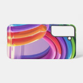 歪んだ虹 SAMSUNG GALAXYケース (裏面横)