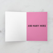 歪んだ誕生日を、エモガールのカード カード (内部)