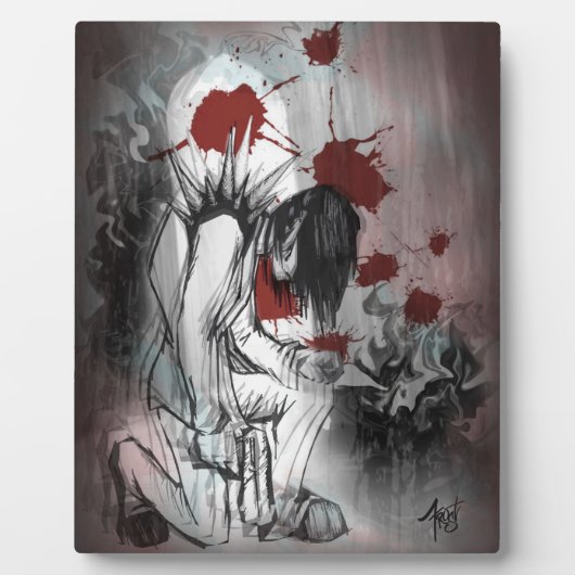 歪んだ フォトプラーク (正面)