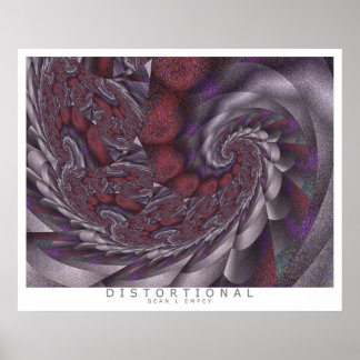 歪んだ ポスター