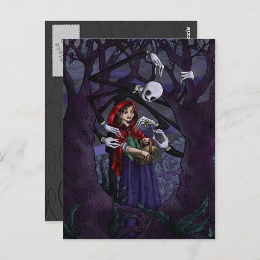 歪んだ ポストカード (正面/裏面)