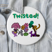 歪んだ! -気球のより手のためのボタン! 缶バッジ (インサイチュ)