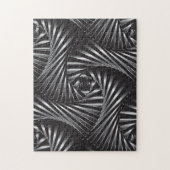 歪んだ-黒い鋼鉄 ジグソーパズル (縦)