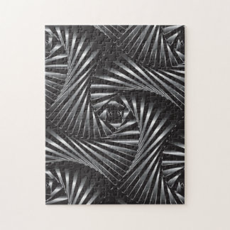 歪んだ-黒い鋼鉄 ジグソーパズル