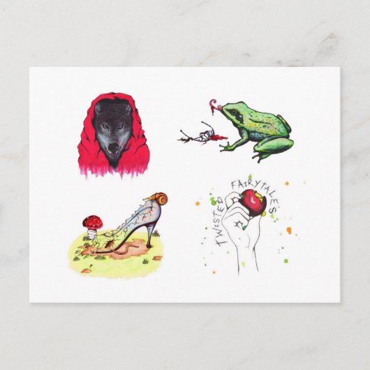 歪曲された童話（ポストカード） ポストカード (正面)