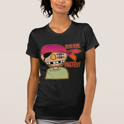 歪曲した海賊 Tシャツ (正面)