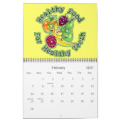 歯おもしろい歯カレンダー カレンダー (2月 2027)