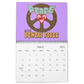 歯おもしろい歯カレンダー カレンダー (3月 2027)