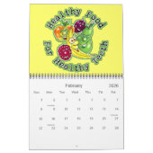 歯おもしろい歯カレンダー カレンダー (2月 2026)