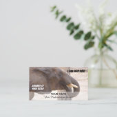 歯おもしろい科の専門家に恥をかく 名刺 (スタンド正面)