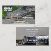 歯おもしろい科の専門家に恥をかく 名刺 (正面/裏面)