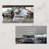 歯おもしろい科の専門家に恥をかく 名刺 (正面/裏面)