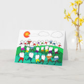 歯お洒落の芸術品 カード (黄色い花)