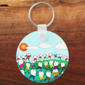 歯お洒落の芸術品 キーホルダー (正面)