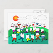 歯お洒落の芸術品 ポストカード (正面/裏面)