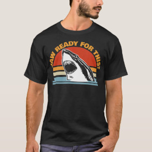 歯が浮くようなユーモア、イカしたホホジロザメのしゃれだぜ！ Tシャツ