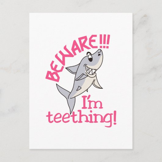 歯が生えてきた！ ポストカード (正面)