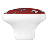 歯が鳴る | バーガンディ歯科用セラミックノブ セラミックノブ (側面)