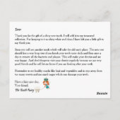 歯ぎしり歯ブラシ金ゴールドバラ枠 ポストカード (裏面)