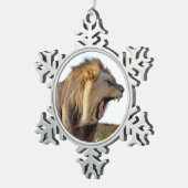 歯ぎしり スノーフレークピューターオーナメント (右)