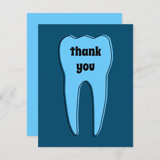 歯ごたえありがとな サンキューカード (正面/裏面)