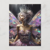 歯で作ったドレスの歯の妖精 ポストカード (正面)