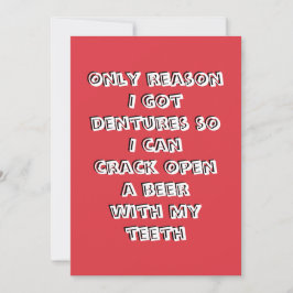 歯で瓶を開けるという誘惑 招待状