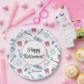 歯とツール歯科パターンの退職 ペーパープレート (パーティー)