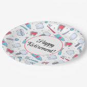 歯とツール歯科パターンの退職 ペーパープレート (アングル)