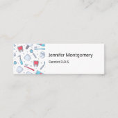 歯とツール歯科パターン スキニー名刺 (正面)