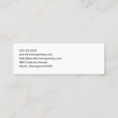 歯とツール歯科パターン スキニー名刺 (裏面)