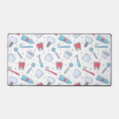 歯とツール歯科パターン デスクマット (正面)