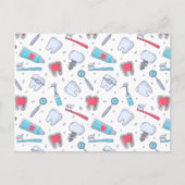 歯とツール歯科パターン ポストカード (正面)