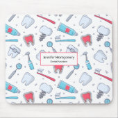 歯とツール歯科パターン マウスパッド (正面)