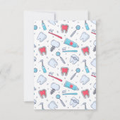 歯とツール歯科パターン 出欠カード (裏面)