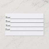 歯と口の衛生的な歯医者の写真 名刺 (裏面)