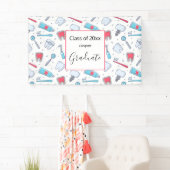 歯と工具歯型の卒業 横断幕 (インサイチュ)