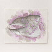 歯と花、超現実的絵画。歯科芸術 ジグソーパズル (横)