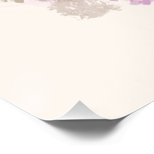 歯と花、超現実的絵画。歯科芸術 ポスター (コーナー)