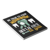 歯に忠実で ノートパッド (アングル)