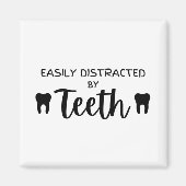 歯に気が散る マグネット (正面)