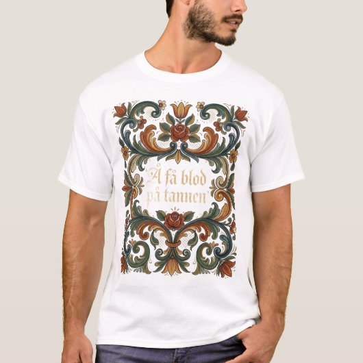 歯に血がつく Tシャツ (正面)
