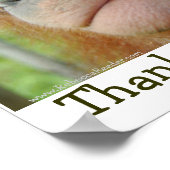 歯のおもしろい感謝 – 特別な要求 ポスター (角)