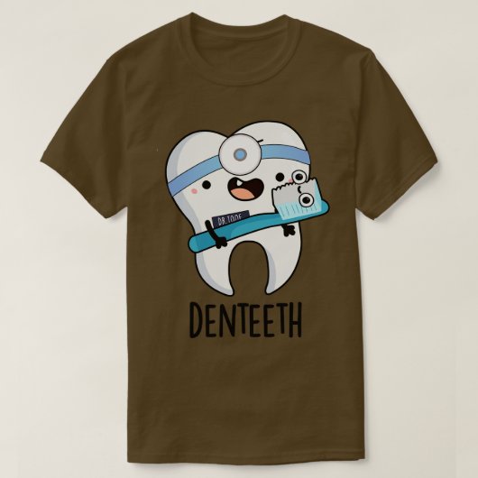 歯のおもしろい歯のパン1 Tシャツ (デザイン正面)