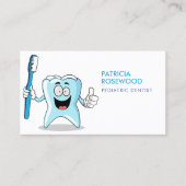 歯のおもしろい漫画保持歯ブラシ 名刺 (正面)